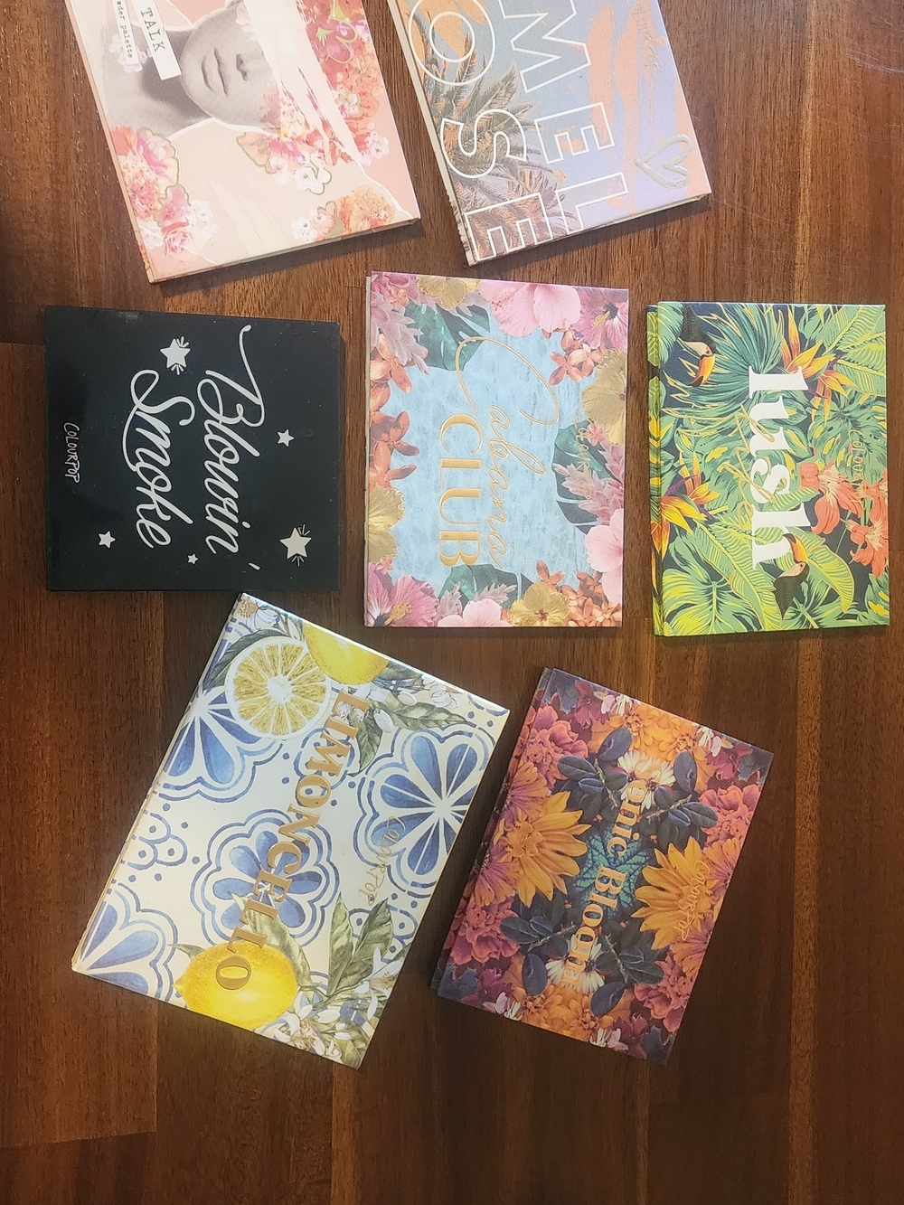Assorted Floral & Tropical Eyeshadow Palette Set